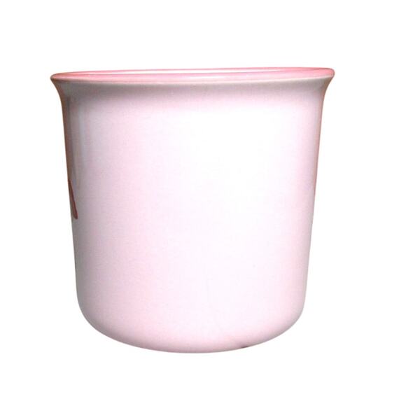 Easter Mug Pink Ceramic Handle 16 ounces Bunny Truck with Eggs Dishwasher Safe - Picture 3 of 3